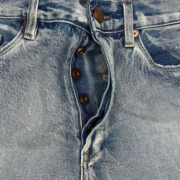 BlankNYC Distressed High Waist Denim Jean Shorts Woman’s 30 - Picture 5 of 8